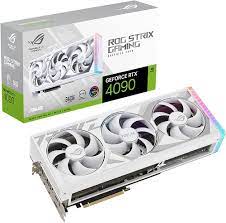 ASUS ROG Strix GeForce RTX 4090 OC Edition Gaming Graphics Card White (PCIe 4.0, 24GB GDDR6X, HDMI 2.1a, DisplayPort 1.4a)