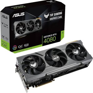 ASUS TUF Gaming GeForce RTX® 4080 OC Edition Graphics Card (PCIe 4.0, 16GB GDDR6X, HDMI 2.1a, DisplayPort 1.4a)