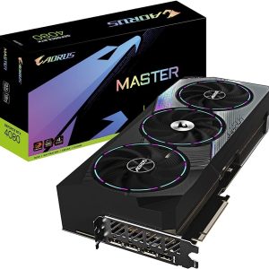 GIGABYTE AORUS GeForce RTX 4080 Master 16G Graphics Card, 3X WINDFORCE Fans, 16GB 256-bit GDDR6X, GV-N4080AORUS M-16GD Video Card