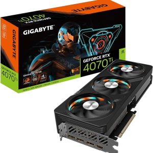 GIGABYTE GeForce RTX 4070 Ti Gaming OC 12G Graphics Card, 3X WINDFORCE Fans, 12GB 192-bit GDDR6X, GV-N407TGAMING OC-12GD Video Card
